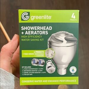 Greenlite Showerhead and Aerators Kit